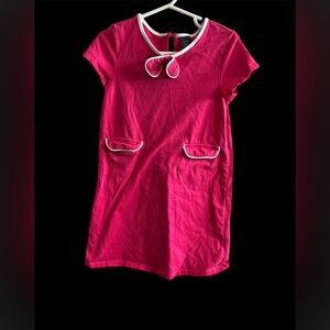 GAP Pink and White Toddler Dress